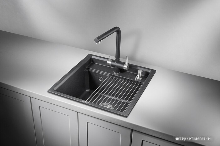 Кухонная мойка Granula KS-5002 (черный)