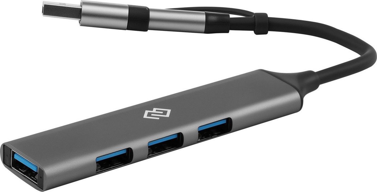 USB-хаб Digma DHUB-4USB-AC-3.0