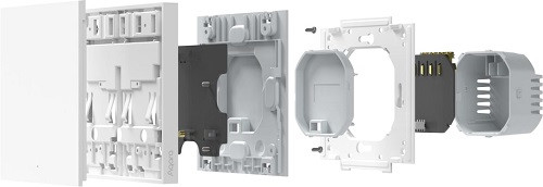 Выключатель Aqara Smart Wall Switch H1 (одноклавишный, без нейтрали)