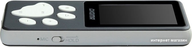 MP3 плеер Digma S4 8GB (серый/серебристый)