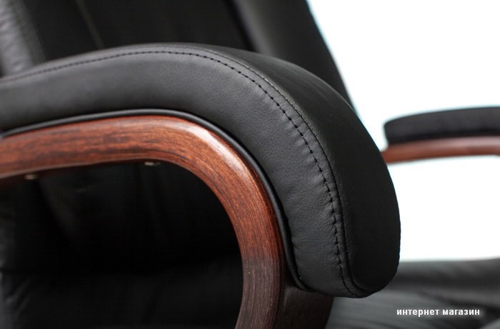 Кресло Бюрократ T-9925WALNUT (черный)