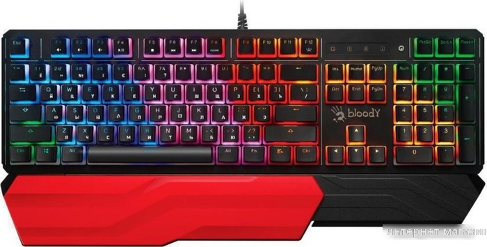 Клавиатура A4Tech Bloody B975P (черный/красный)