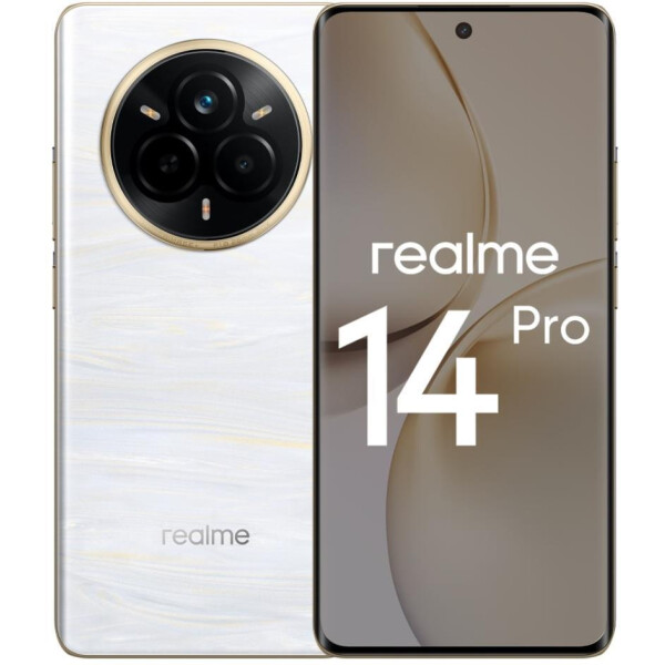 Телефон Realme 14 Pro+ RMX5051 8GB/256GB международная версия (жемчужно-белый)