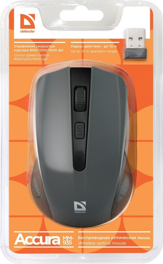 Мышь Defender Accura MM-935 (серый)