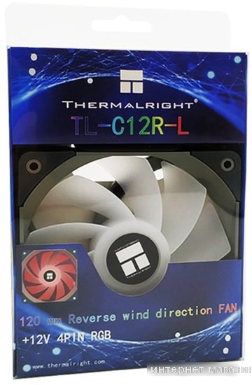 Вентилятор для корпуса Thermalright TL-C12R-L RGB