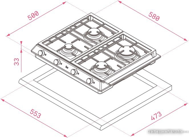 Варочная панель TEKA EX 60.1 4G AI AL CI [40212205]