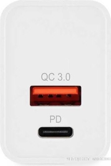 Сетевое зарядное Digma DGW2D (белый)