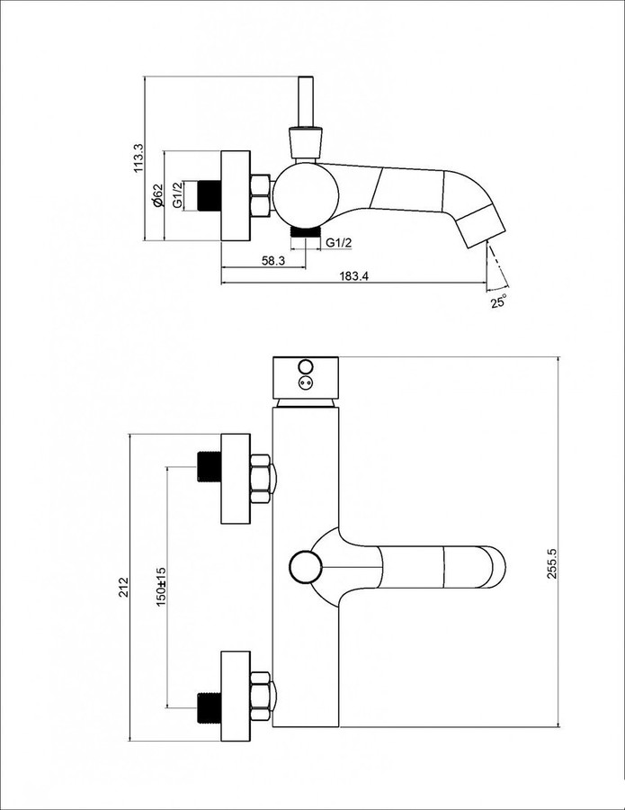 Смеситель Maxonor Pure Life PL3287-6