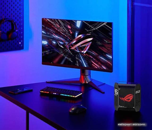 Wi-Fi система ASUS ROG Rapture GT6 (1 шт., черный)