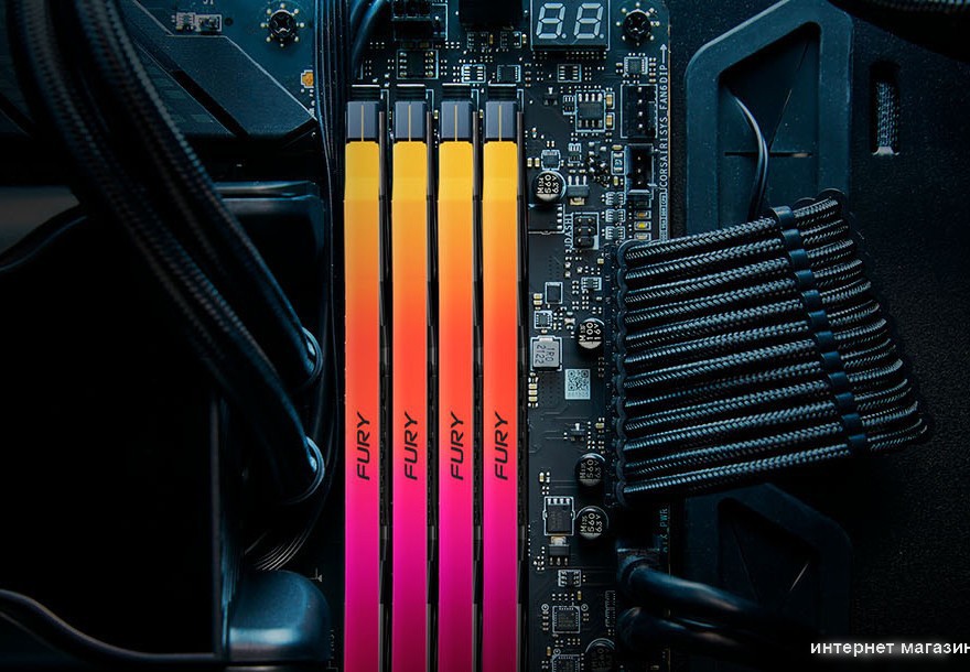 Оперативная память Kingston FURY Renegade RGB 2x48ГБ DDR5 6000 МГц KF560C32RSAK2-96