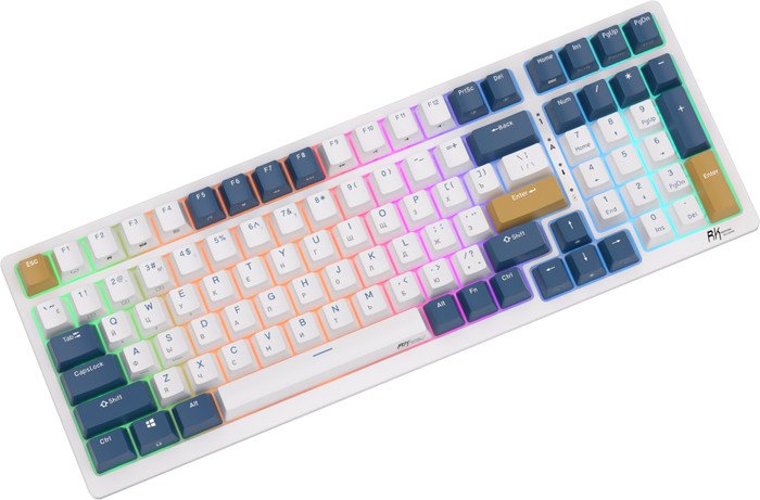 Беспроводная клавиатура Royal Kludge RK98 RGB Klein Blue (RK Red)