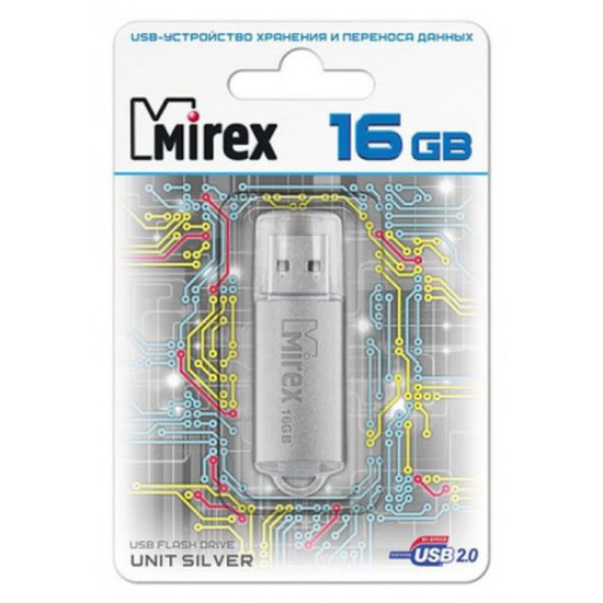USB Flash Mirex Unit Silver 16GB [13600-FMUUSI16]