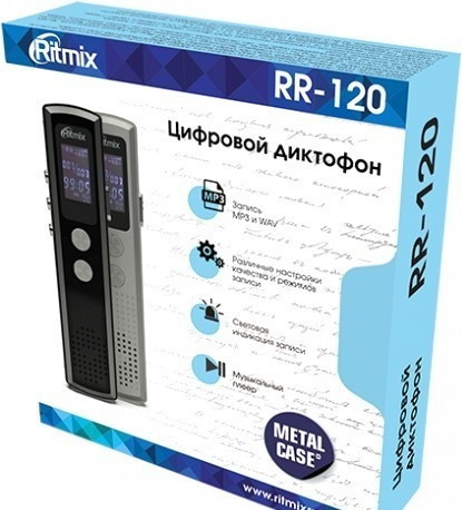 Диктофон Ritmix RR-120 4GB (черный)