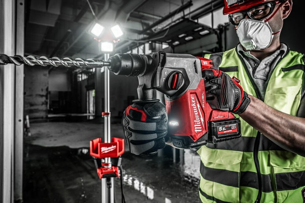 Перфоратор Milwaukee M18 FUEL M18ONEFHX-552X 4933478504 (с 2-мя АКБ, кейс)