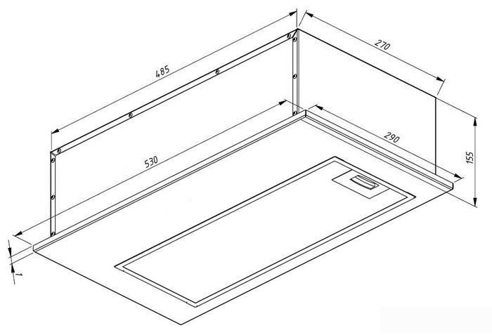 Кухонная вытяжка Akpo Mio 60 WK-12 (белый)