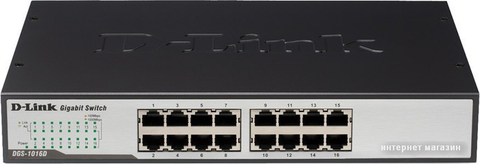 Коммутатор D-Link DGS-1016D