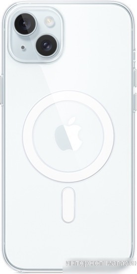 Чехол для телефона Apple MagSafe Clear Case для iPhone 15 Plus (прозрачный)