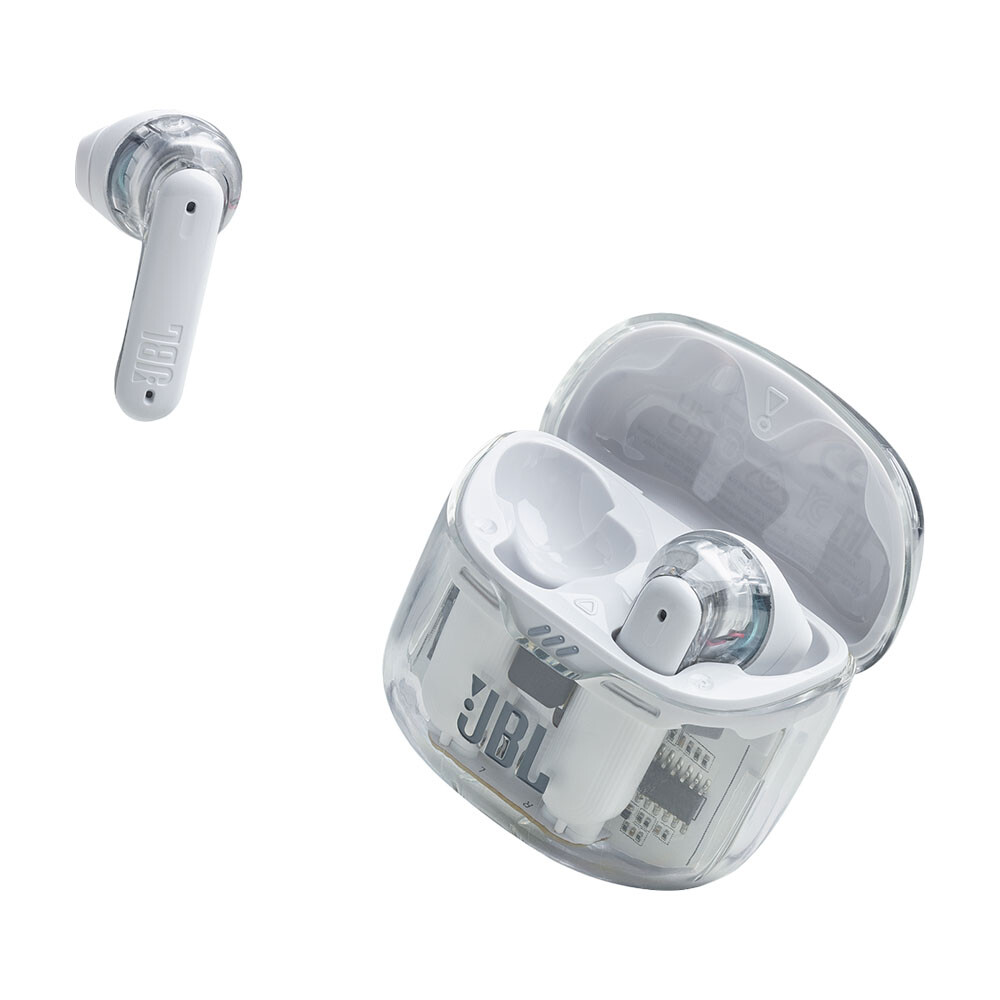 Наушники JBL Tune Flex Ghost (белый)