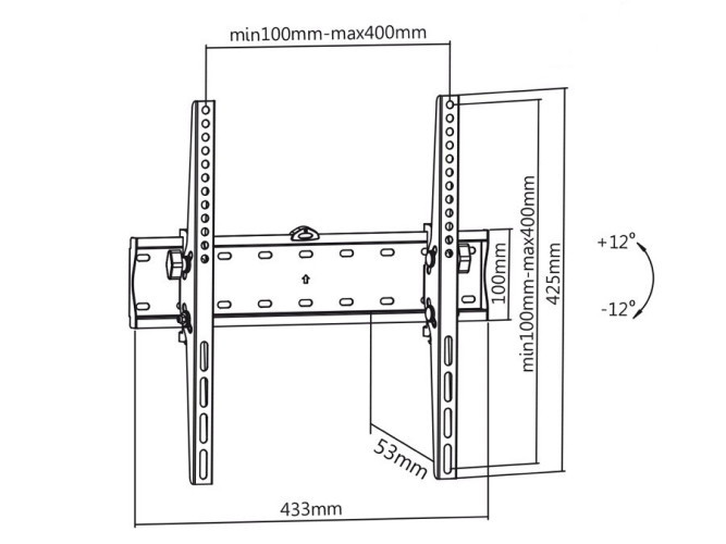Кронштейн Maclean MC-665 (черный)