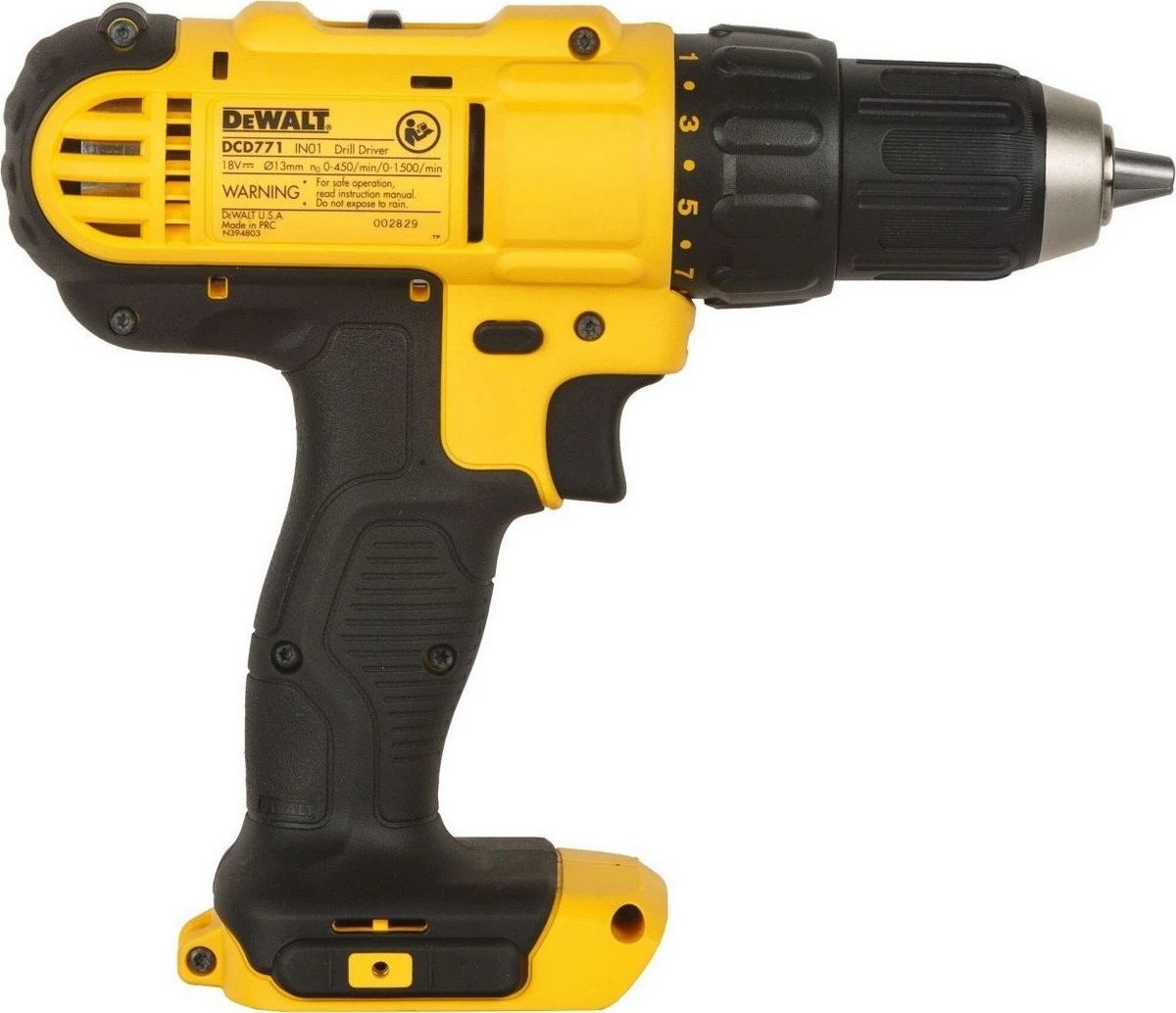 Дрель-шуруповерт DeWalt DCD771NK (без АКБ, кейс)