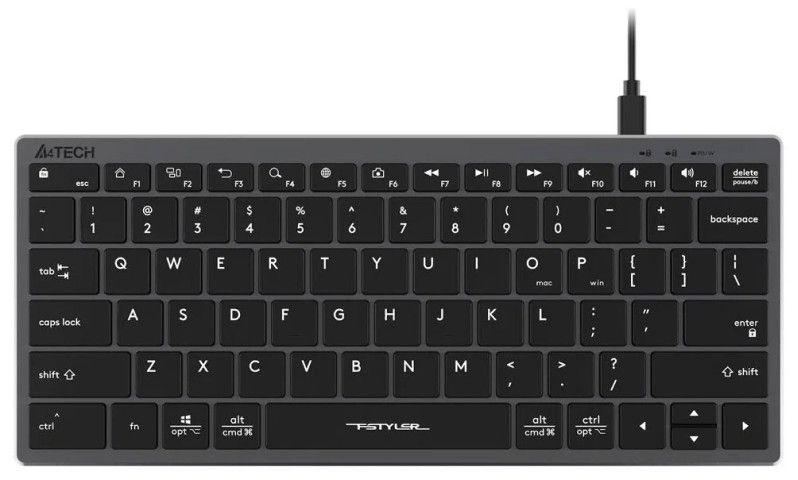 Клавиатура A4Tech Fstyler FX51 (серый)