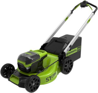 Газонокосилка аккумуляторная самоходная Greenworks GD60LM51SPK4 2514307UB (с 1-им АКБ 4 Ач)