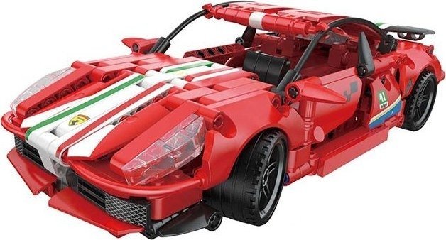 Конструктор Zhe Gao DZ7014 Гоночный автомобиль Ferrari 488