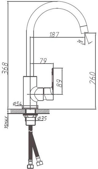 Смеситель Haiba HB71505