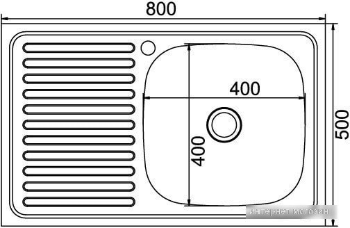 Кухонная мойка Mixline 528172