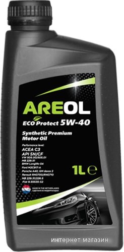 Моторное масло Areol Eco Protect 5W-40 1л