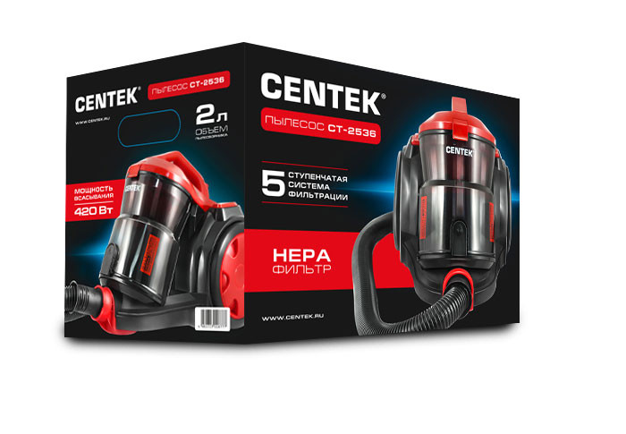Пылесос CENTEK CT-2536