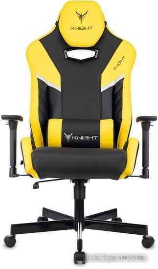 Кресло Knight Thunder 5X (черный/желтый)