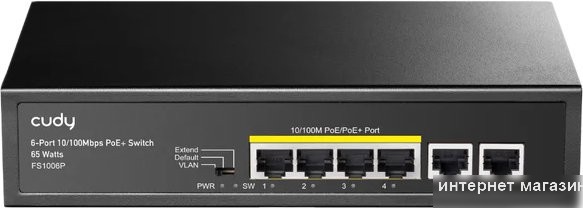 Неуправляемый коммутатор Cudy FS1006P 2.0