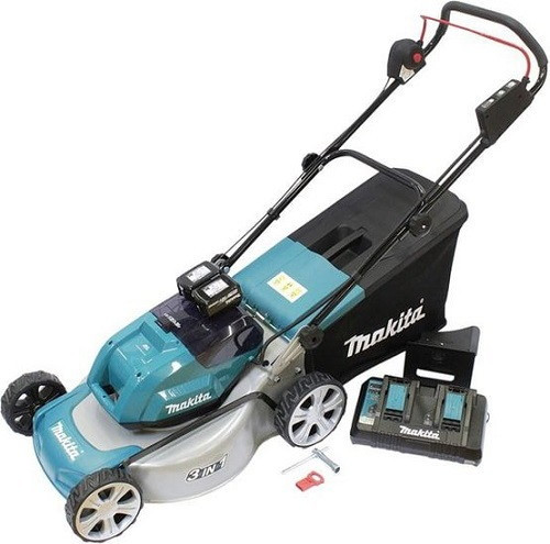 Газонокосилка аккумуляторная Makita DLM460PT2 (с 2-мя АКБ)