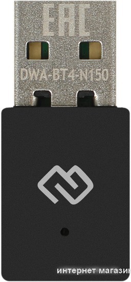 Wi-Fi/Bluetooth адаптер Digma DWA-BT4-N150