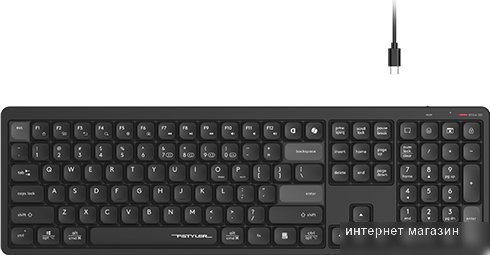 Клавиатура A4Tech Fstyler FBX55C (черный)