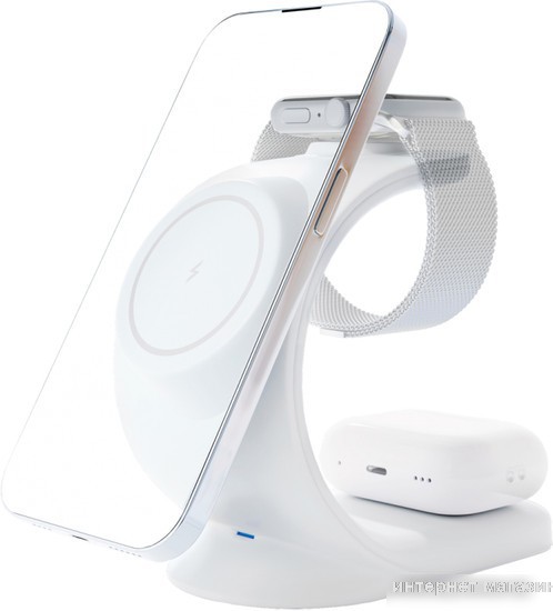 Беспроводное зарядное VLP Powerstand 3 in 1 (белый)