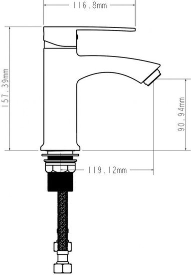 Смеситель Econoce EC0270WT