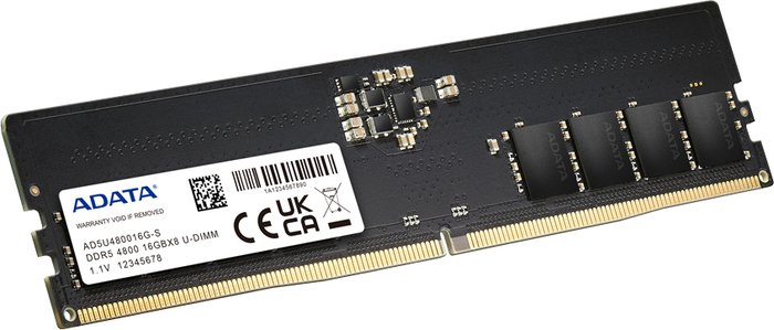 Оперативная память A-Data 32ГБ DDR5 4800 МГц AD5U480032G-S