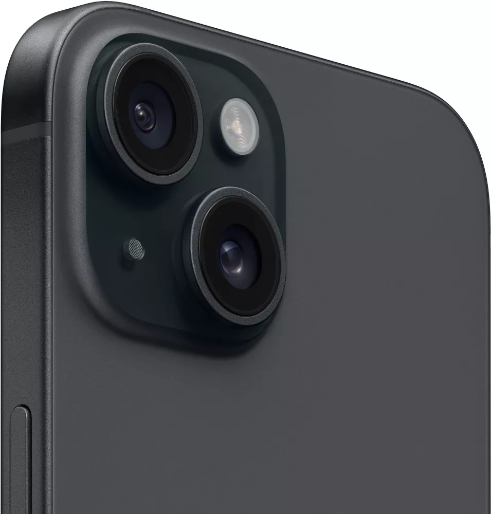 Телефон Apple iPhone 15 eSIM 128GB (черный)