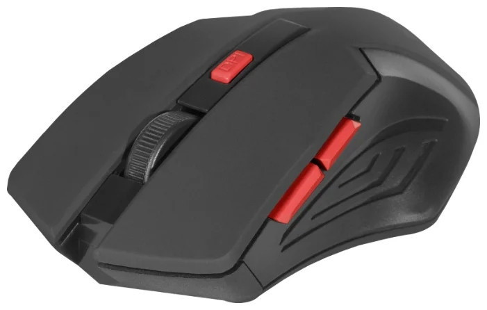 Мышь Defender Accura MM-275 (черный/красный)