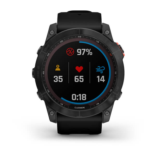Умные часы Garmin Fenix 7X Solar 51 мм (сланцево-серый/черный)