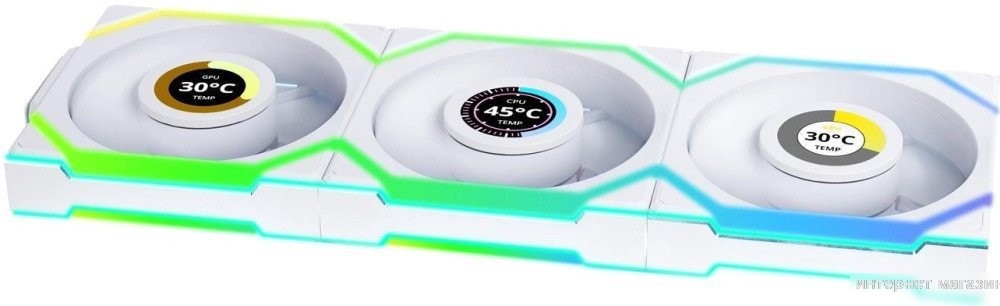 Комплект вентиляторов для корпуса с контроллером Lian Li Uni Fan SL 120 Wireless LCD G99.12SLLCD1W3W.R0
