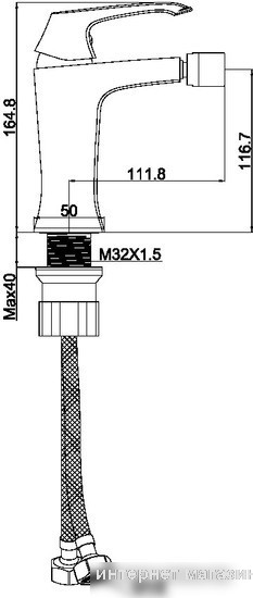 Смеситель Maxonor Pure Life PL5088-16