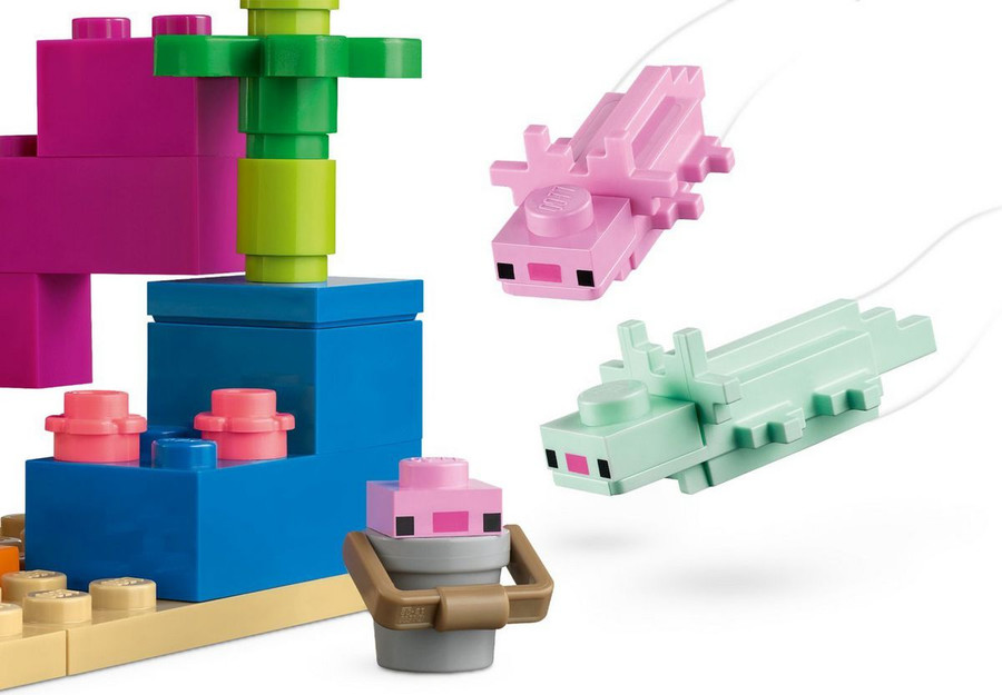 Конструктор LEGO Minecraft 21247 Дом аксолотля