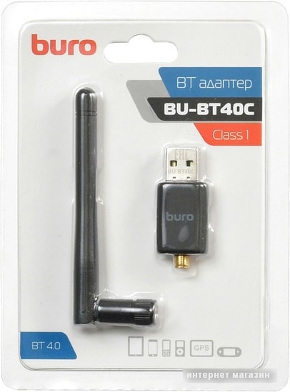 Bluetooth адаптер Buro BU-BT40С