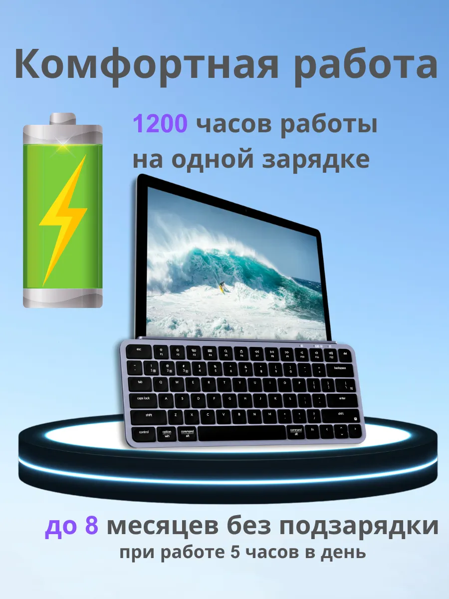 Клавиатура Keychron B1 Pro B1P-K1-RU (серый космос)