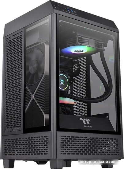 Корпус Thermaltake The Tower 100 Mini CA-1R3-00S1WN-00