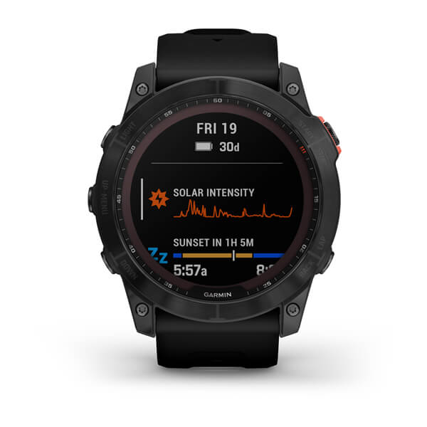 Умные часы Garmin Fenix 7X Solar 51 мм (сланцево-серый/черный)