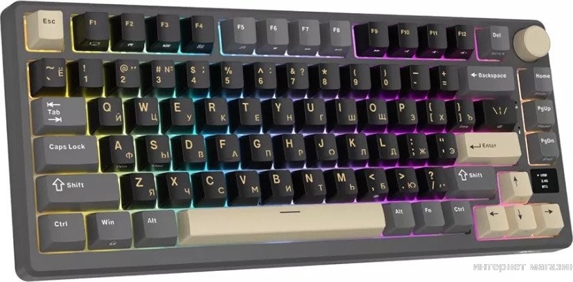 Клавиатура Royal Kludge RK-M75 RGB Phantom (RK Brown)